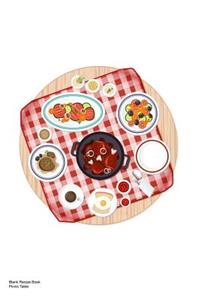 Blank Recipe Book: Picnic Table
