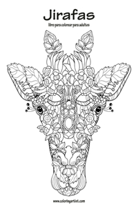 Jirafas libro para colorear para adultos 1