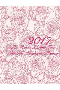 2017 The Roses Bloom Free Monthly Academic Planner