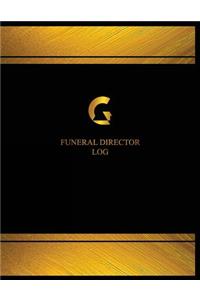 Funeral Director Log (Logbook, Journal - 125 pages, 8.5 x 11 inches)