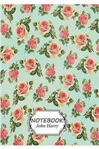 Rose Art Pattern: Pocket Notebook Journal Diary (Notebook Lined,blank No Lined)