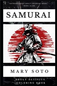 Samurai Adult Activity Coloring Book