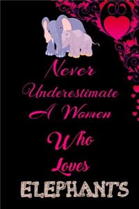 Never Underestimate a Woman who Loves Elephants