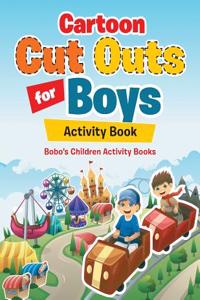 Cartoon Cut Outs for Boys Activity Book