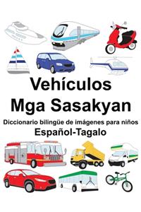 Español-Tagalo Vehículos/Mga Sasakyan Diccionario bilingüe de imágenes para niños