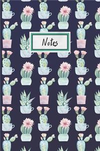 Cactus Flowers Notebook