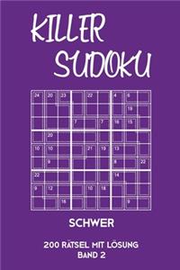 Killer Sudoku Schwer 200 Rätsel Mit Lösung Band2