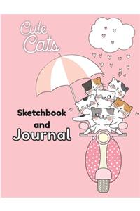 Cute Cats Sketchbook and Journal