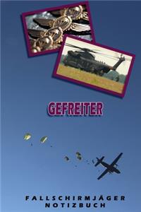 Gefreiter Fallschirmjäger Notizbuch