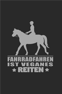 Fahrradfahren ist veganes reiten