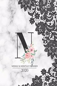 Weekly & Monthly Planner 2020 N