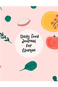Daily Food Journal For Women