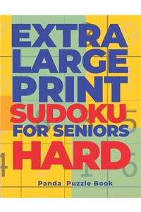 Extra Large Print SUDOKU For Seniors Hard