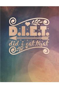 Diet Did I Eat That