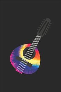 Tie Dye Banjo Notebook - Music Instrument Gift for Banjo Player - Banjo Journal - Banjo Diary