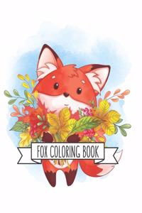 Fox Coloring Book