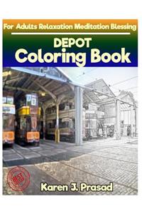 DEPOT Coloring book for Adults Relaxation Meditation Blessing