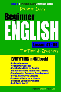 Preston Lee's Beginner English Lesson 41 - 60 For Finnish Speakers