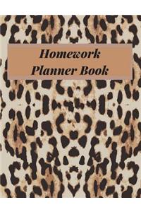 Homework Planner Book