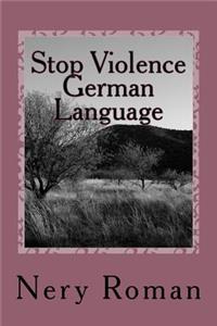 Stop Violence German Language