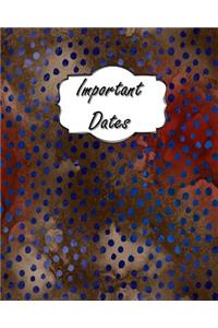 Important Dates