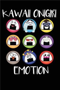 Kawaii Onigiri Emotion: 120 Pages 6' X 9' Journal