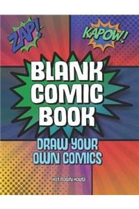 Blank Comic Book Draw Your Own Comics