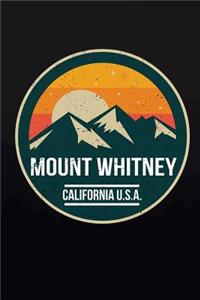 Mount Whitney California U.S.A.