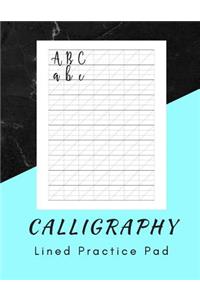 Calligraphy Lined Practice Pad