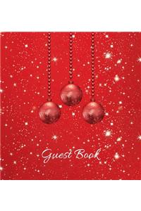 Christmas Party Guest Book (HARDCOVER), Party Guest Book, Birthday Guest Comments Book, House Guest Book, Seasonal Party Guest Book, Special Events & Functions