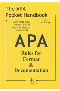 The APA Pocket Handbook: Rules for Format & Documentation