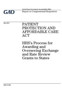 Patient Protection and Affordable Care Act