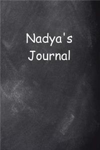 Nadya Personalized Name Journal Custom Name Gift Idea Nadya