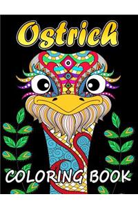 Ostrich Coloring Book