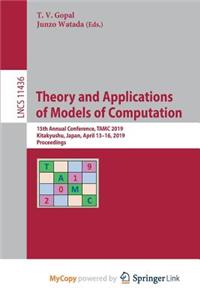 Theory and Applications of Models of Computation