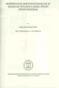 Morphologie Der Podostemaceae III