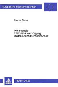 Kommunale Elektrizitaetsversorgung in den neuen Bundeslaendern