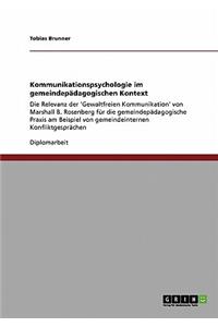 Kommunikationspsychologie im gemeindepädagogischen Kontext