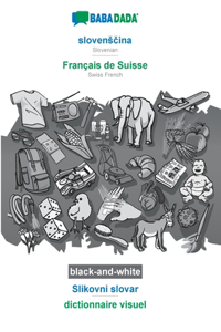 BABADADA black-and-white, slovensčina - Français de Suisse, Slikovni slovar - dictionnaire visuel