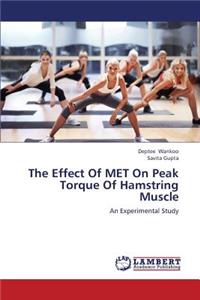 Effect Of MET On Peak Torque Of Hamstring Muscle