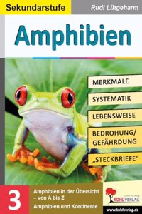 Amphibien - Merkmale, Lebensraum, Systematik: Ubersichtliche Kopiervorlagen fur die Sekundarstufe