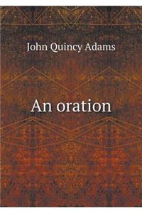 An Oration