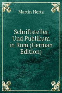 Schriftsteller Und Publikum in Rom (German Edition)