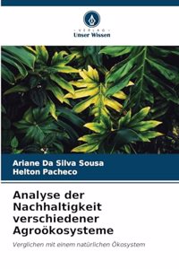 Analyse der Nachhaltigkeit verschiedener Agroökosysteme