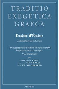 Eusèbe d'Émèse. Commentaire de la Genèse