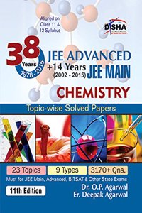 38 Years IIT-JEE Advanced + 14 yrs JEE Main Topic-wise Solved Paper CHEMISTRY