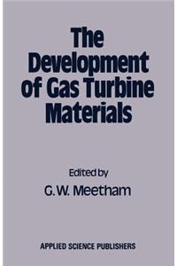 Development of Gas Turbine Materials