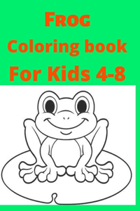 Frog Coloring book For Kids 4-8