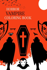 Horror vampire Coloring Book