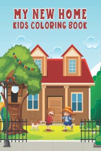 My New Home Kids Coloring Book